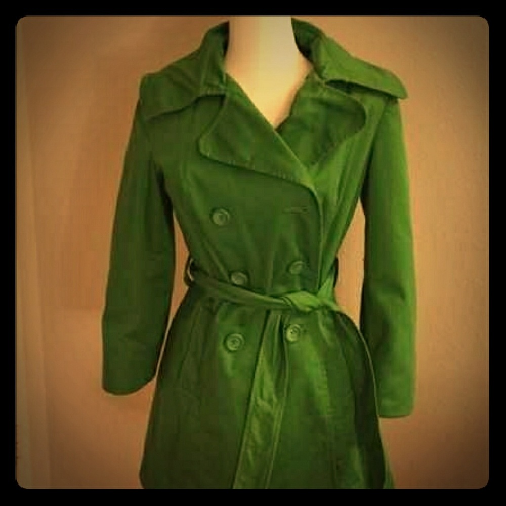 Kelly Green Trench